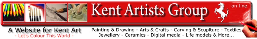 Welcome to the Kent Artists Group. where you will find our member artists and their unique artworks
with contact information & links to their own art websites. 